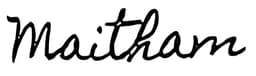 Maitham Dib's signature
